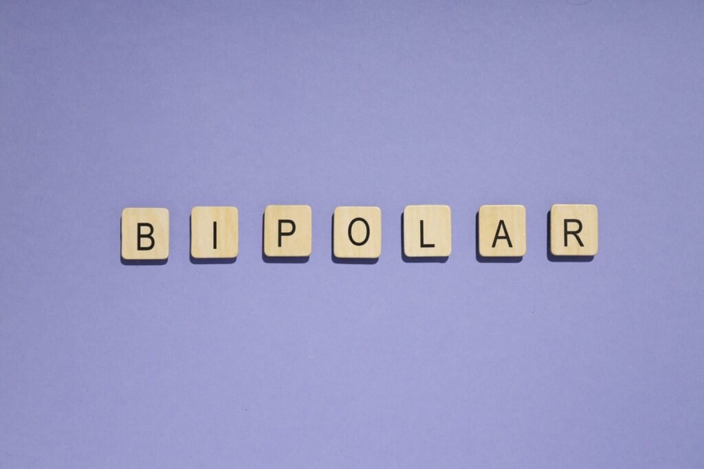 typography image that spells out bipolar